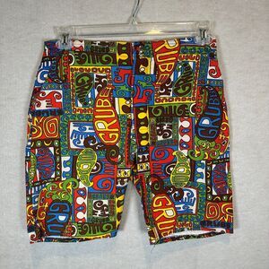 Vintage 60s Robert Bruce The Grubb Mens 32 Psychedelic Pop Art Swim Shorts